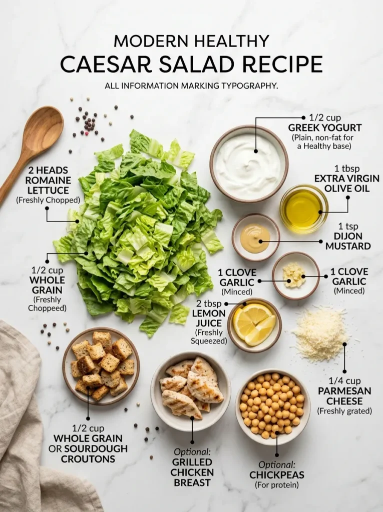 Ingredients Caesar Salad