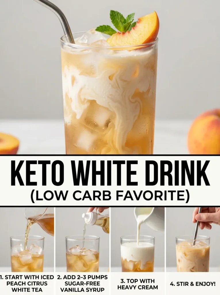Keto White Drink Low Carb Favoriteketo White Drink Low Carb Favorite