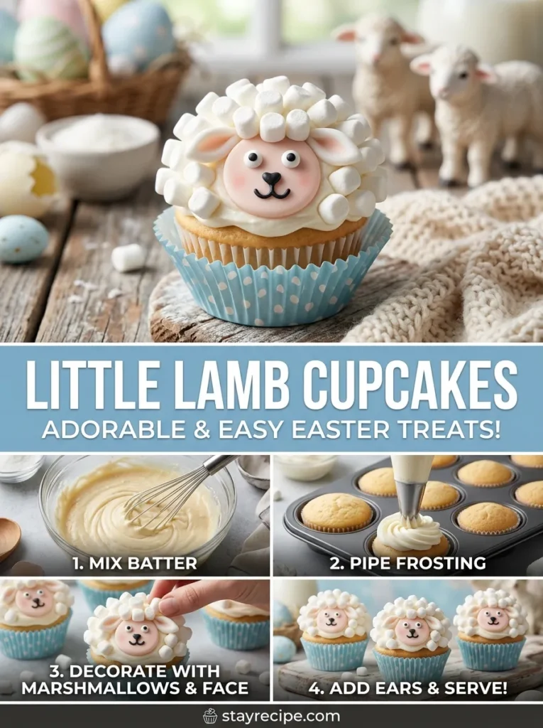 Little Lamb Cupcakes