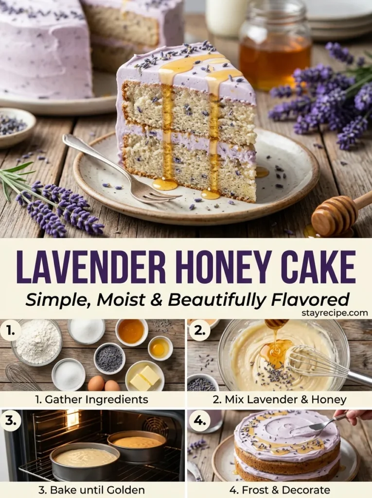 Lavender Honey Cake