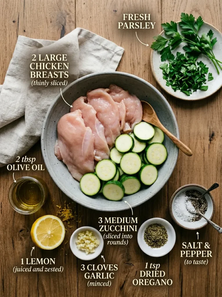 Lemon Herb Grilled Chicken Zucchini Easy Summer Dinner