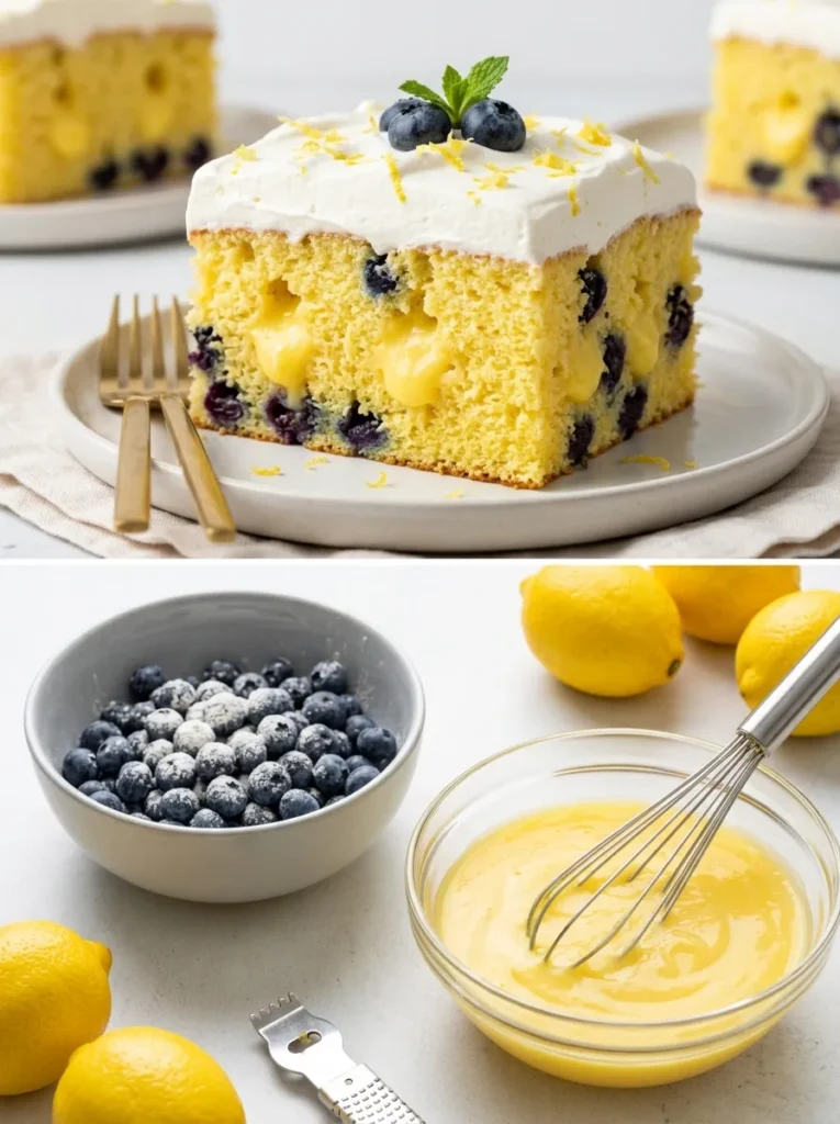 Lemon Zest And Blueberry Spring Brightness
