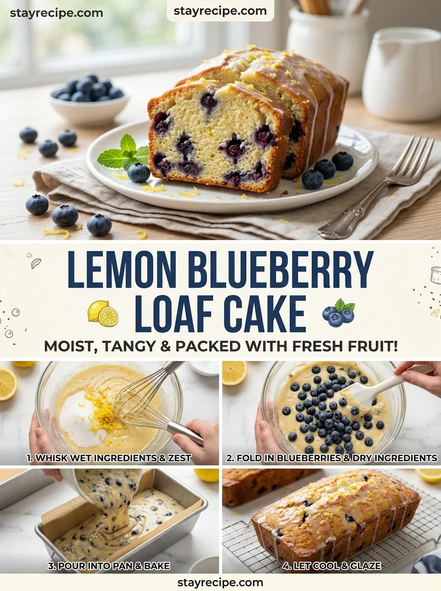 Lemon Zest And Blueberryeaster Bunny Poke Cake Cake