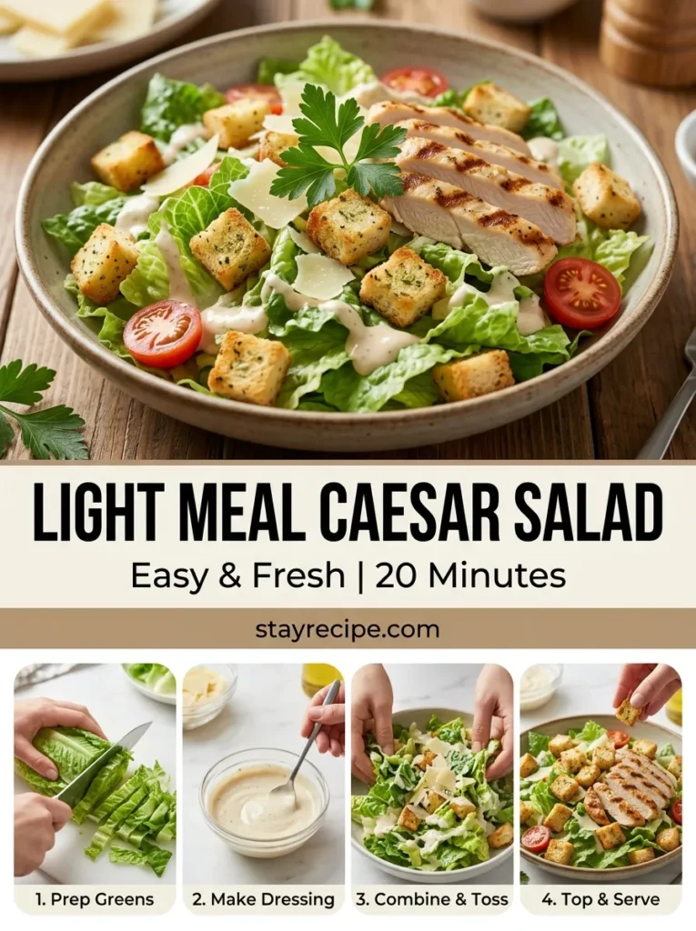 Light Meal Caesar Salad