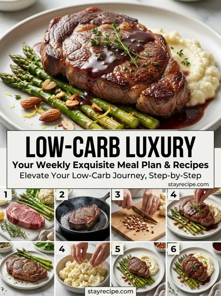 Low Carb Luxury Meal Planning Menus