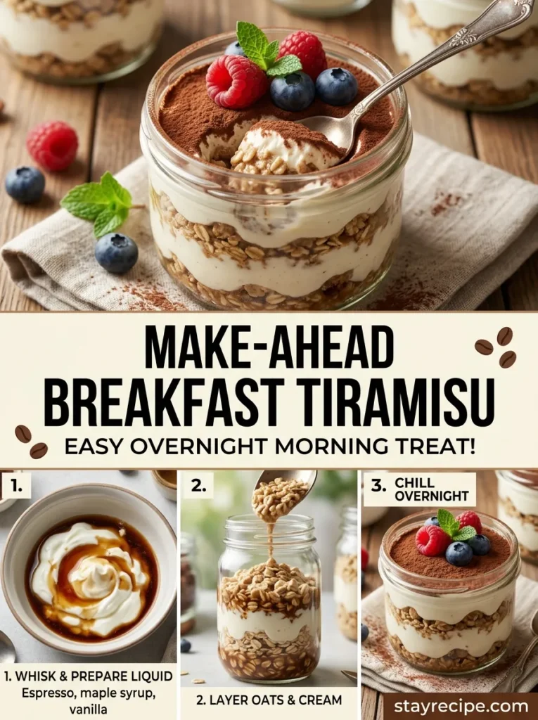 Make Ahead Breakfast Tiramisu