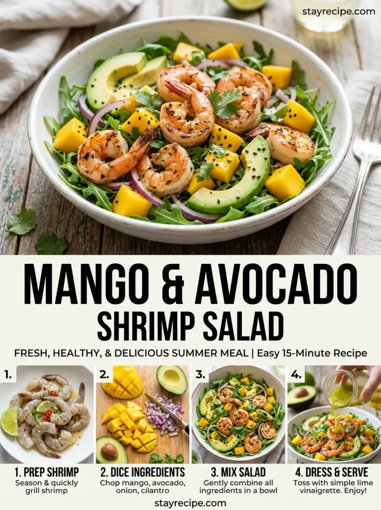 Mango Avocado Shrimp Salad