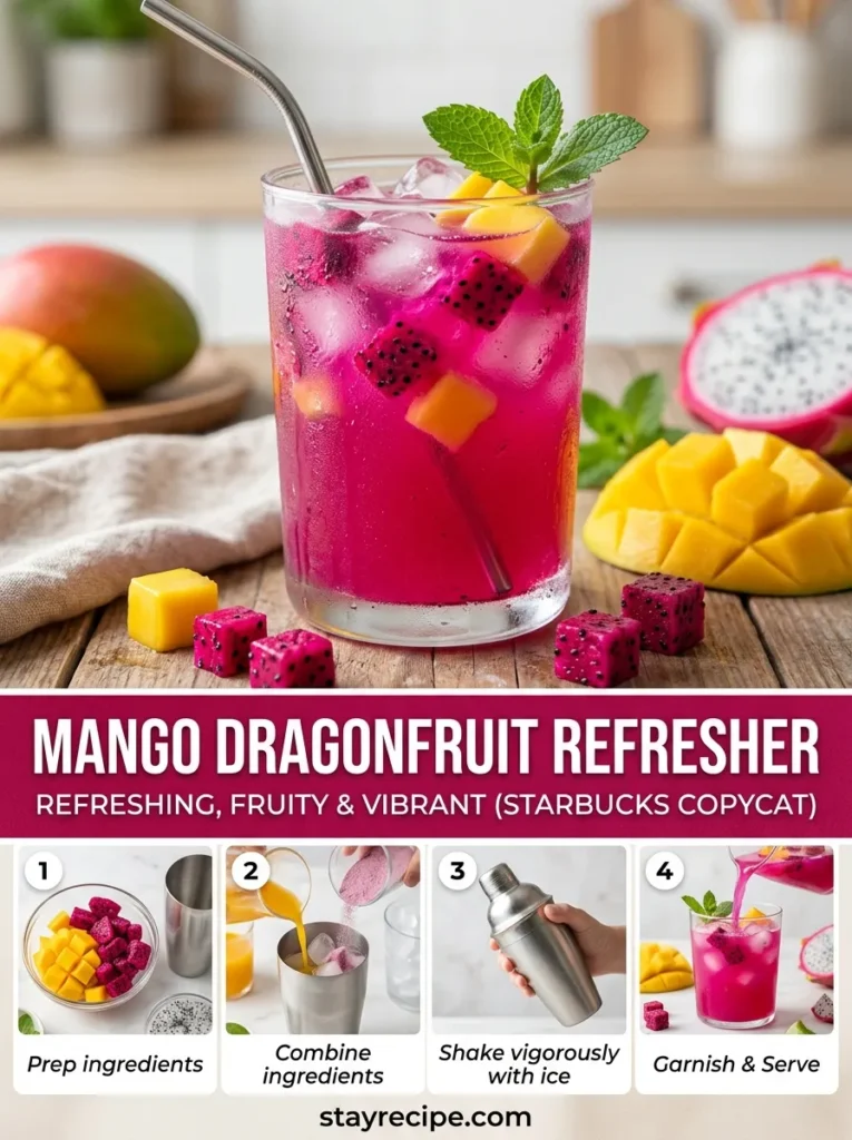 Mango Dragonfruit Starbucks Summer Drinks