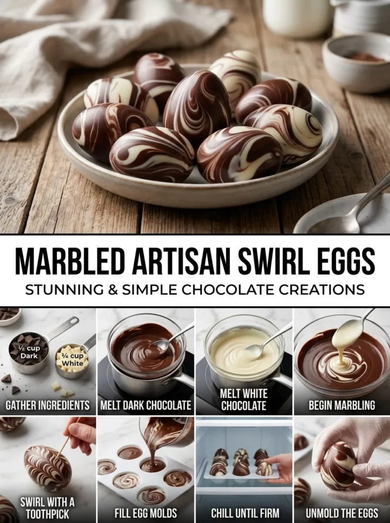 Marbled Artisan Swirl Eggs Marbled Artisan Swirl Eggs