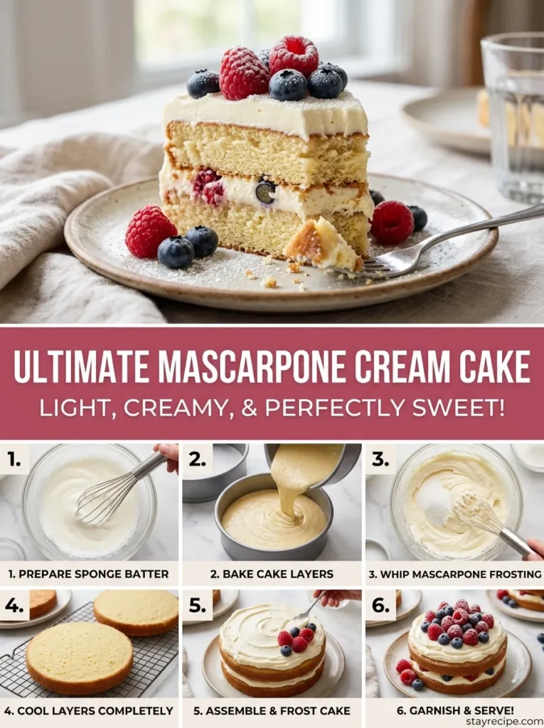 Mascarpone Cream Cake