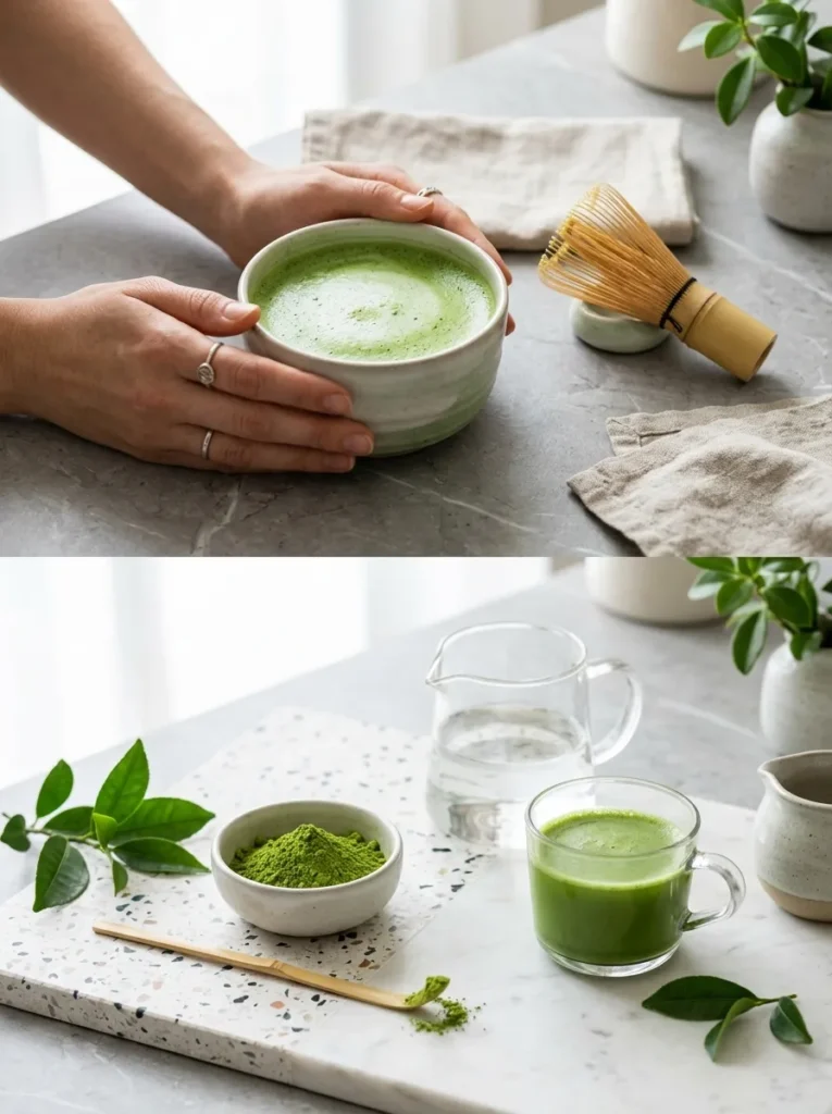 Matcha Green Tea Natural Aesthetic