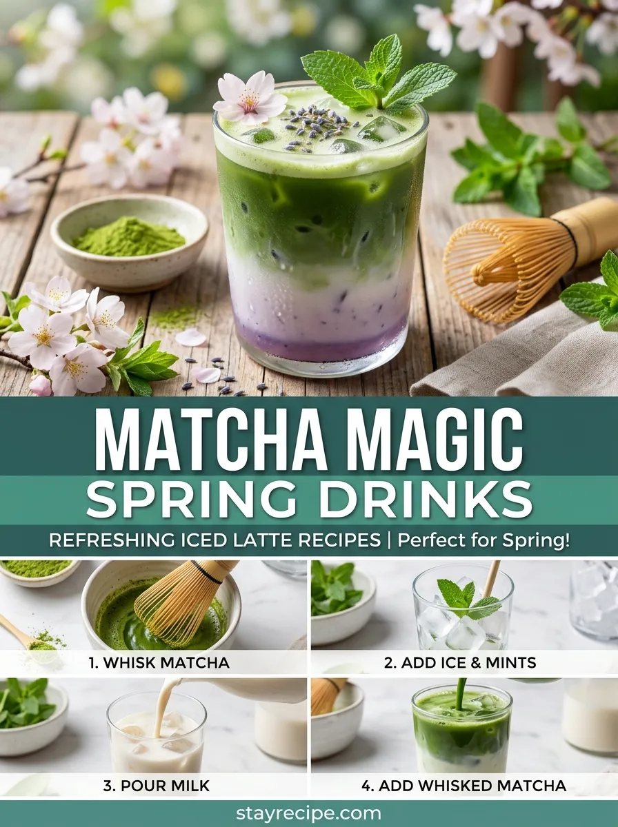 Matcha Magic Spring Drinks Drinks