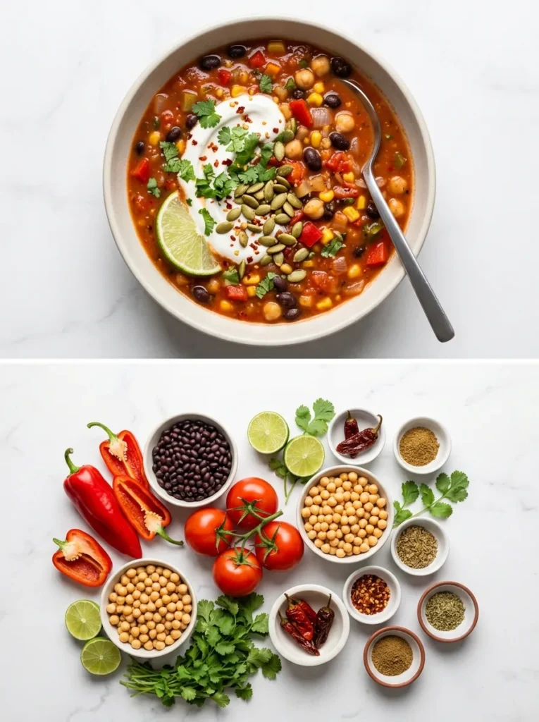 Mediterranean Mexican Fusion Soup