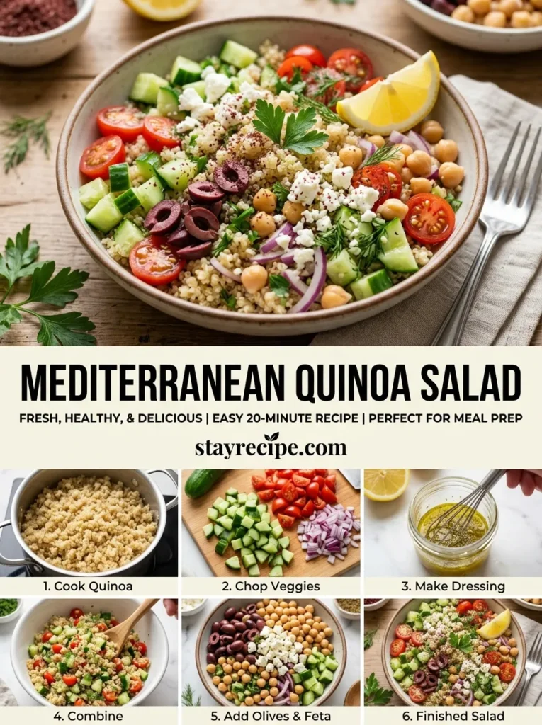 Mediterranean Quinoa Salad Summer Salad