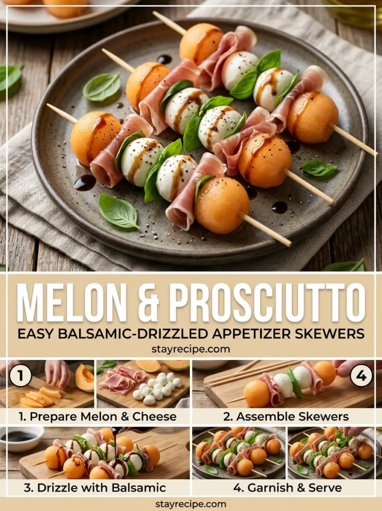 Melon Prosciutto Appetizer Appetizer Recipes