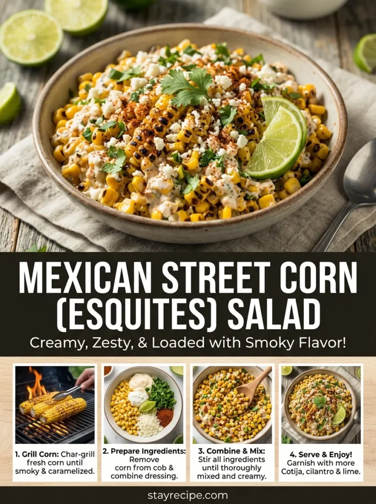 Mexican Street Corn Esquites Salad Salad