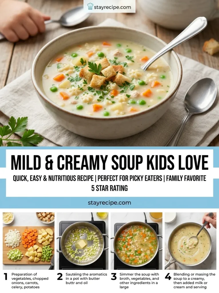 Mild Creamy Soup Kids Love