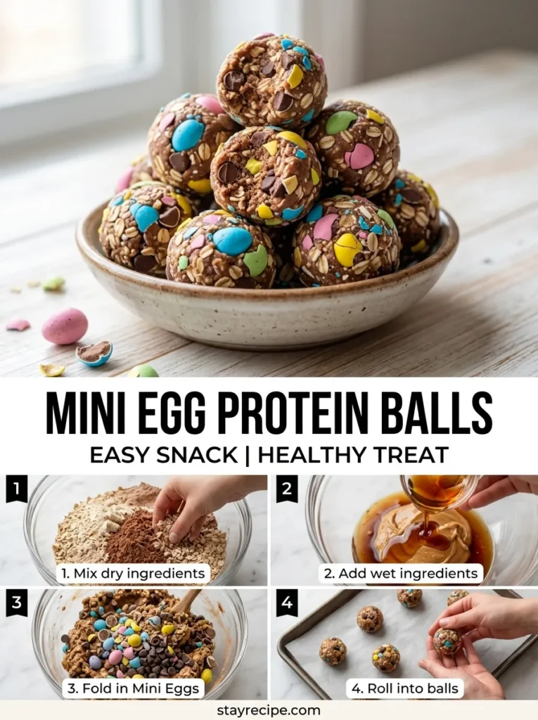 Mini Egg Protein Balls Easy Snack