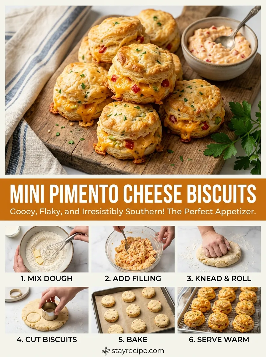 Mini Pimento Cheese Biscuits