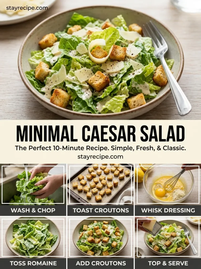 Minimal Style Caesar Salad
