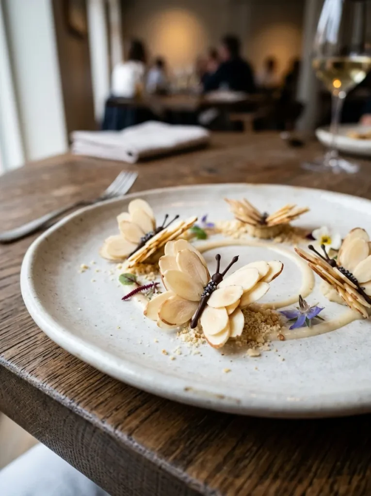 Minimalist Sliced Almond Butterflies