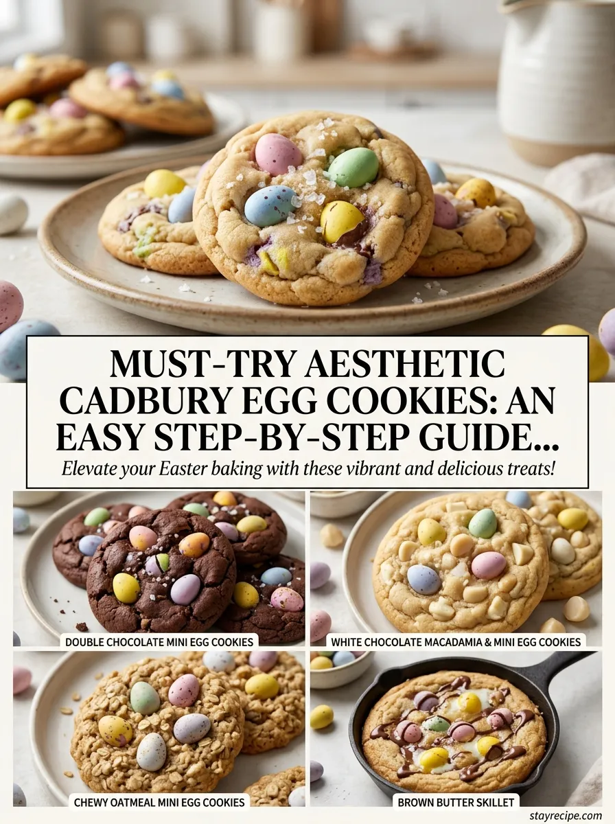 Must-Try Aesthetic Cadbury Egg Cookies: An Easy Step-by-Step Guide