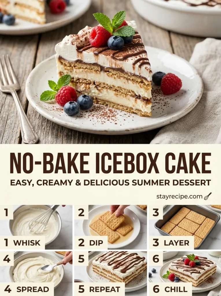 No Bake Icebox Cake