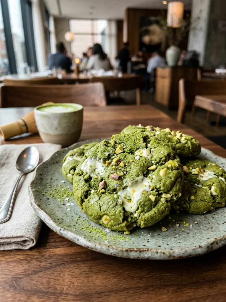 Occasion Ready Matcha White Chocolate Cookies