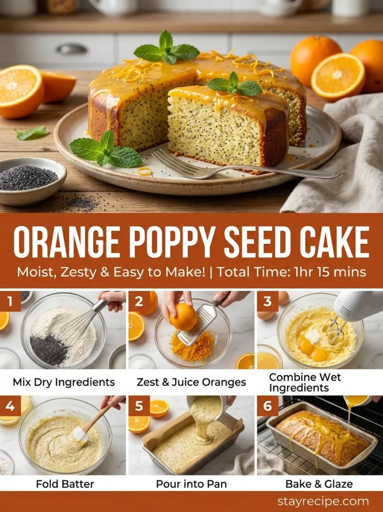 Orange Poppy Seed Cake