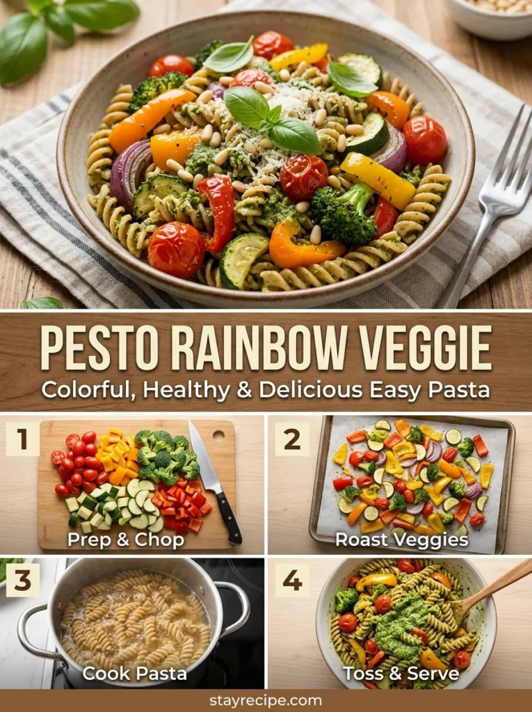 Pesto Rainbow Veggie