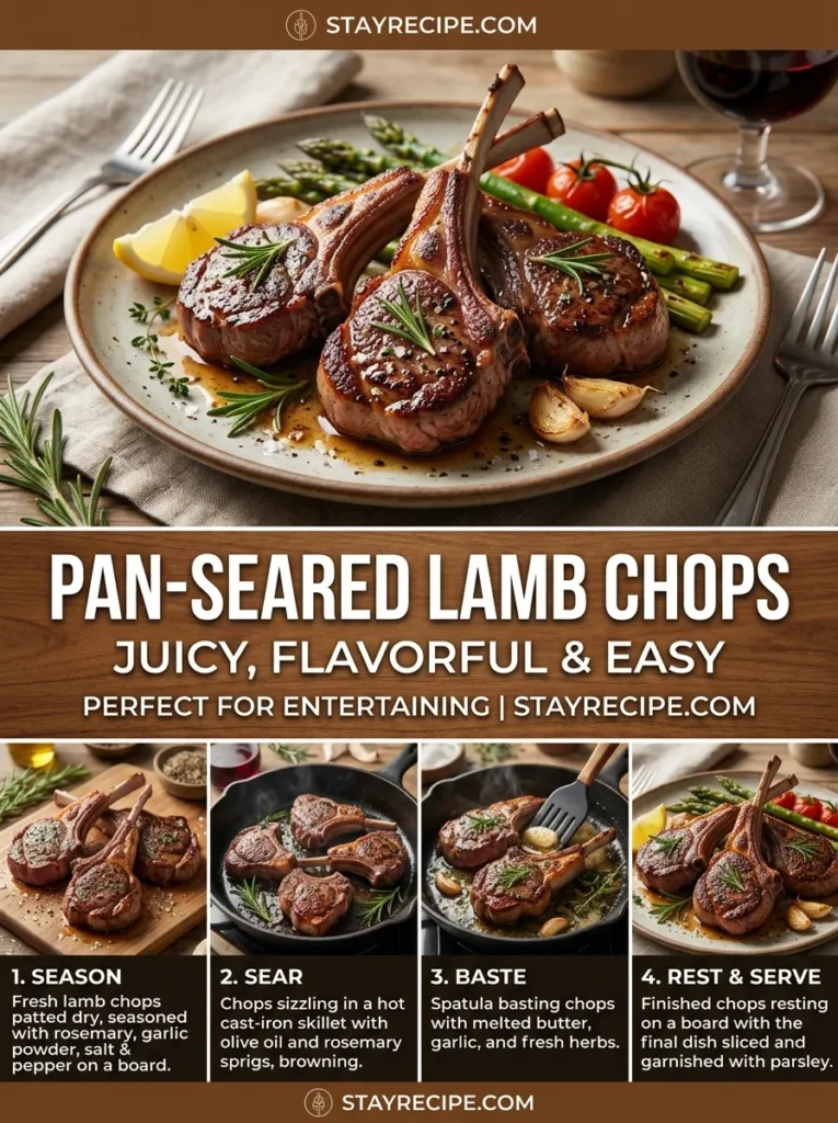 Pan Seared Lamb Chops