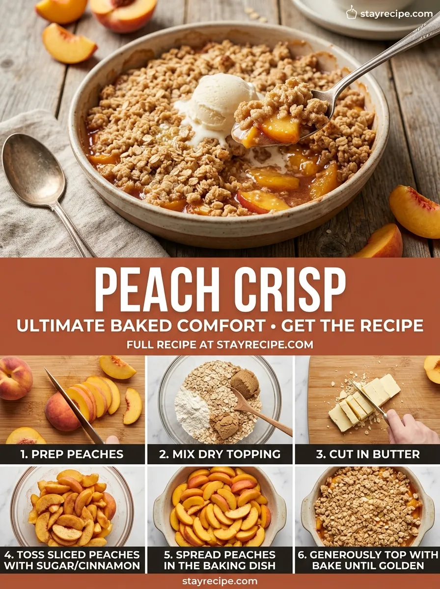 Peach Crisp Easy Summer Desserts