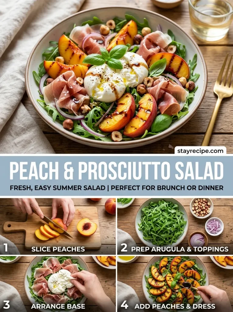 Peach Prosciutto Salad