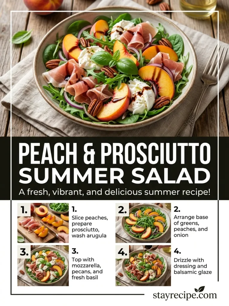 Peach And Prosciutto Summer Salad Summer Salad