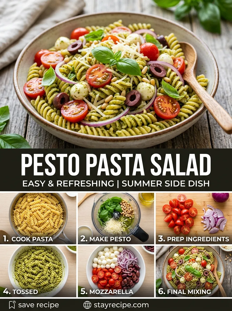 Pesto Pasta Salad Summer Meals