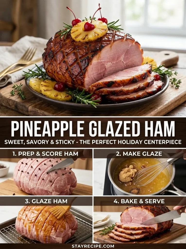 Pineapple Glazed Ham Honey Baked Ham Recipe