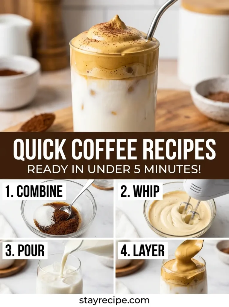 Quick Coffee Recipes Under 5 Minutes