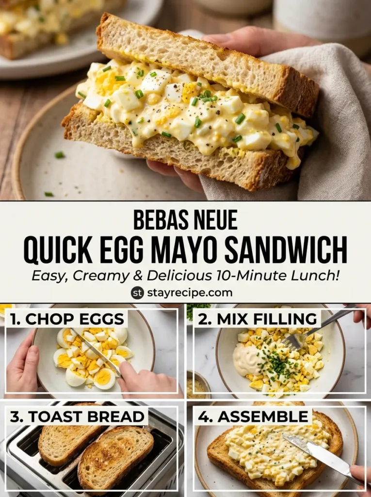 Quick Egg Mayo Sandwich