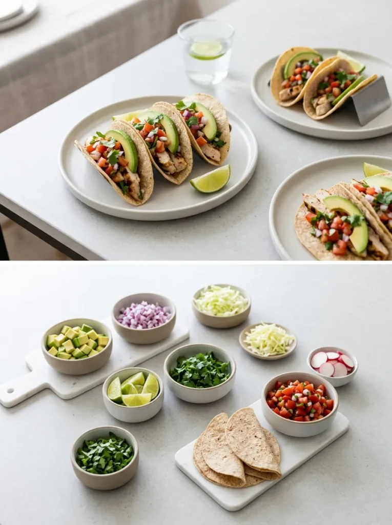 Quick And Simple Healthy Taco Board