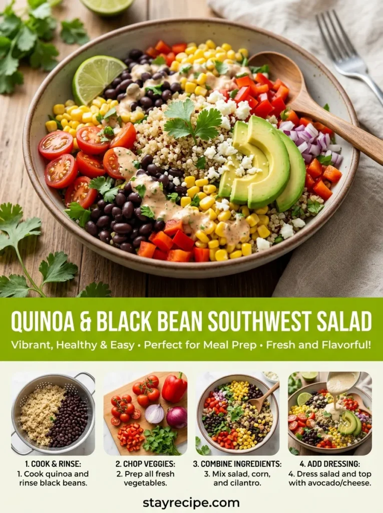 Quinoa Black Bean Southwest Salad