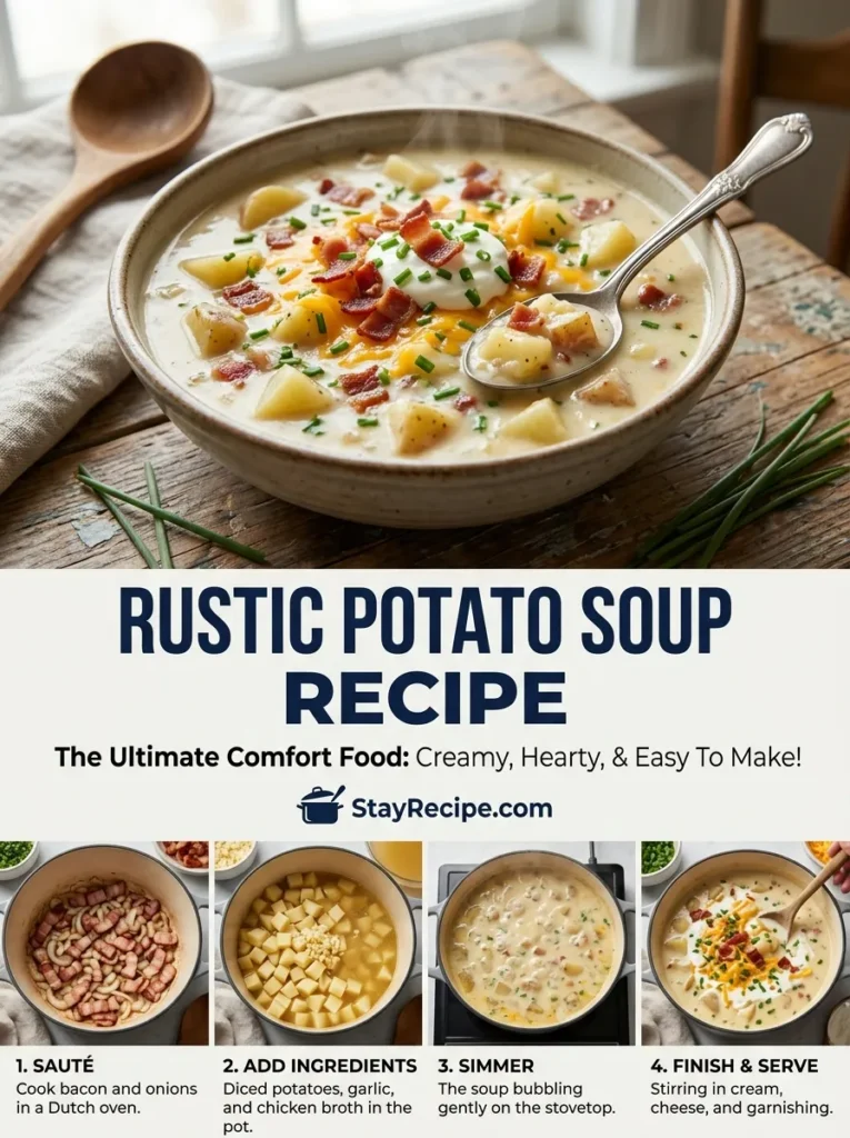 Rustic Potato Soup Recipe