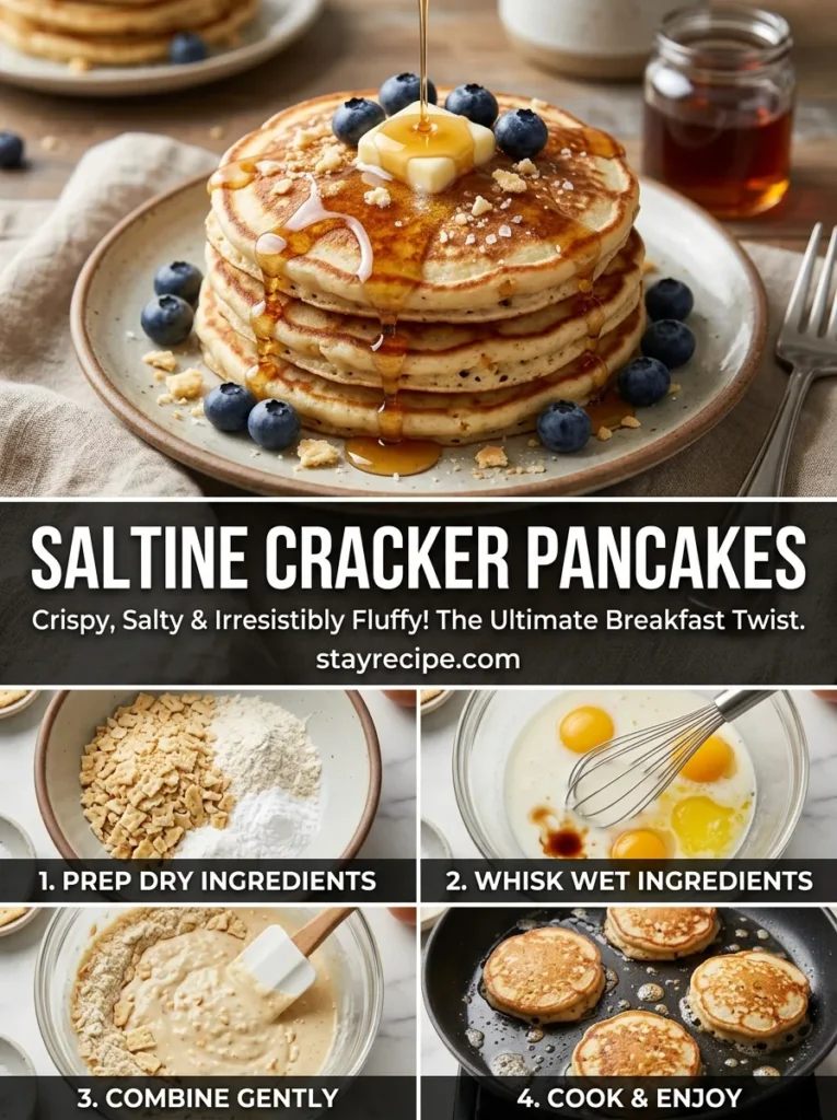 Saltine Cracker Pancakes