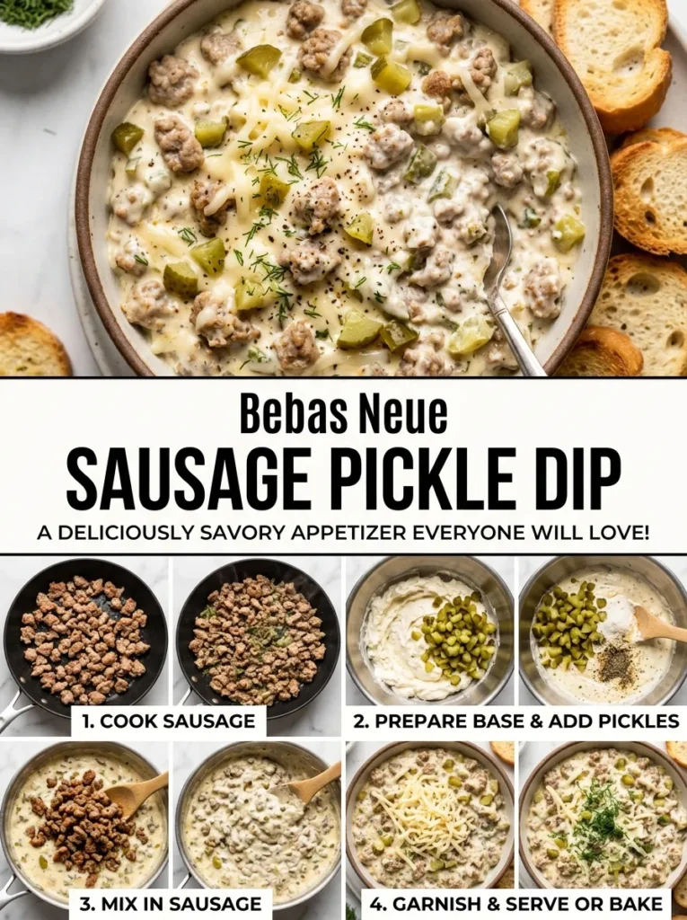 Sausage Pickle Dipsausage Pickle Dip