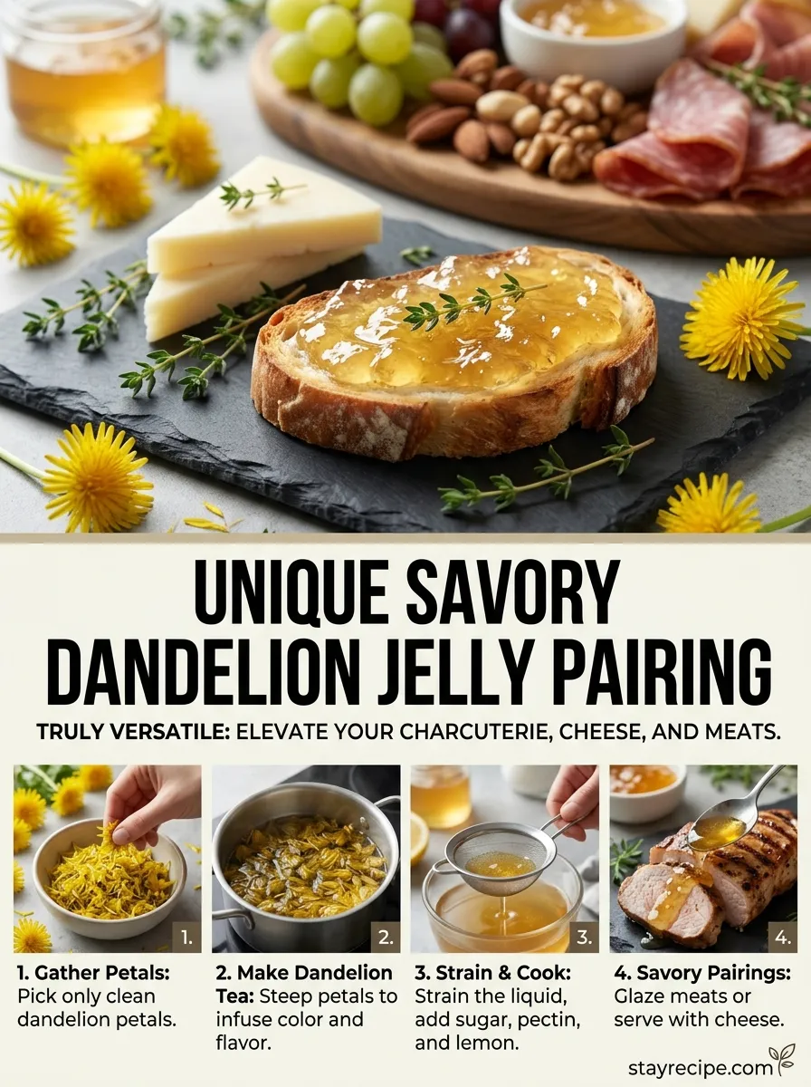 Savory Pairing Dandelion Jelly