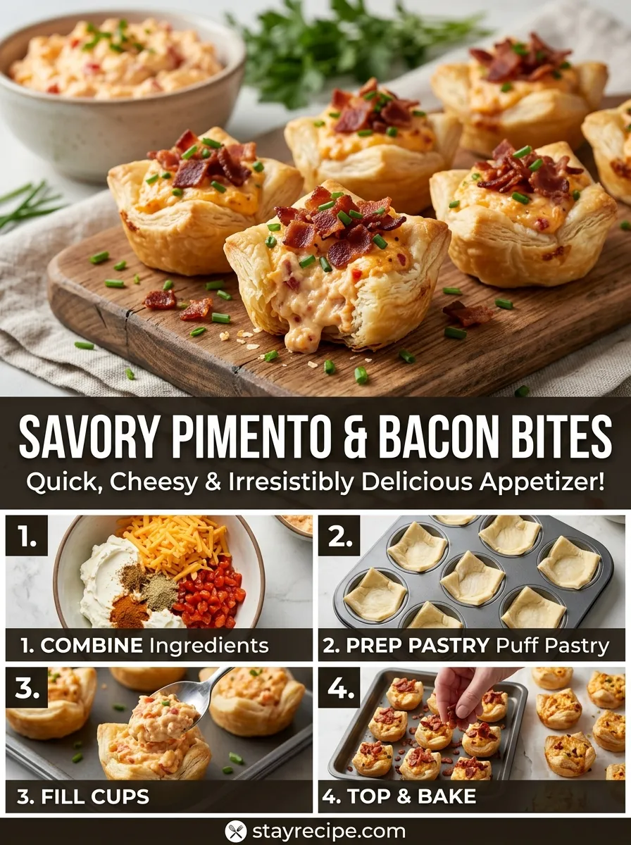 Savory Pimento Bacon Bites