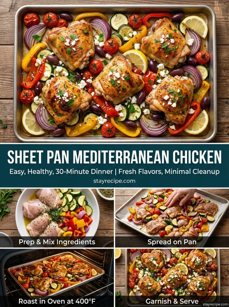 Sheet Pan Mediterranean Chicken Chicken