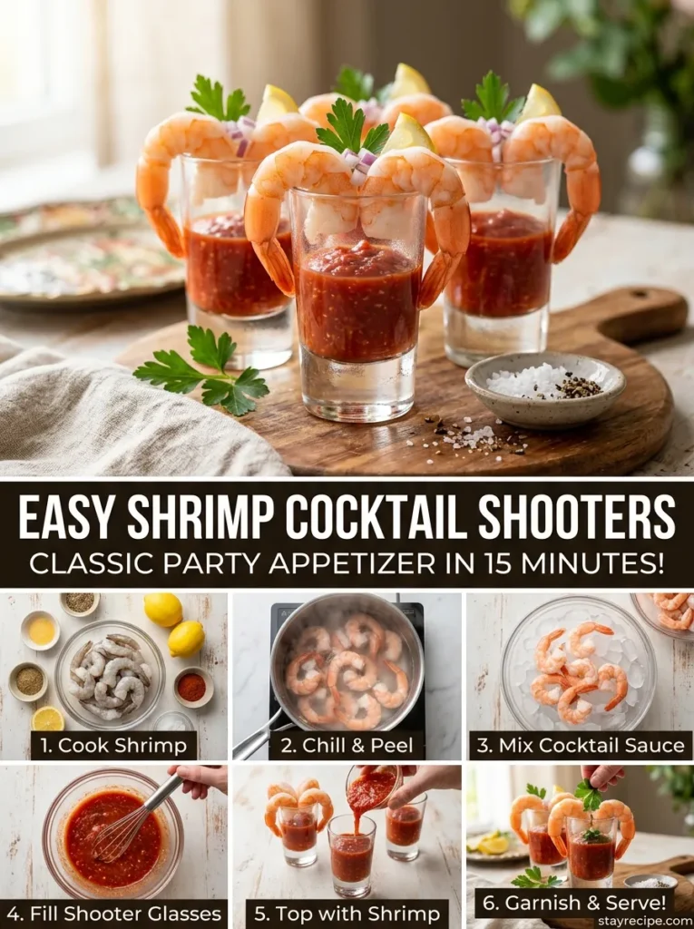 Shrimp Cocktail Shooters Appetizer Recipes