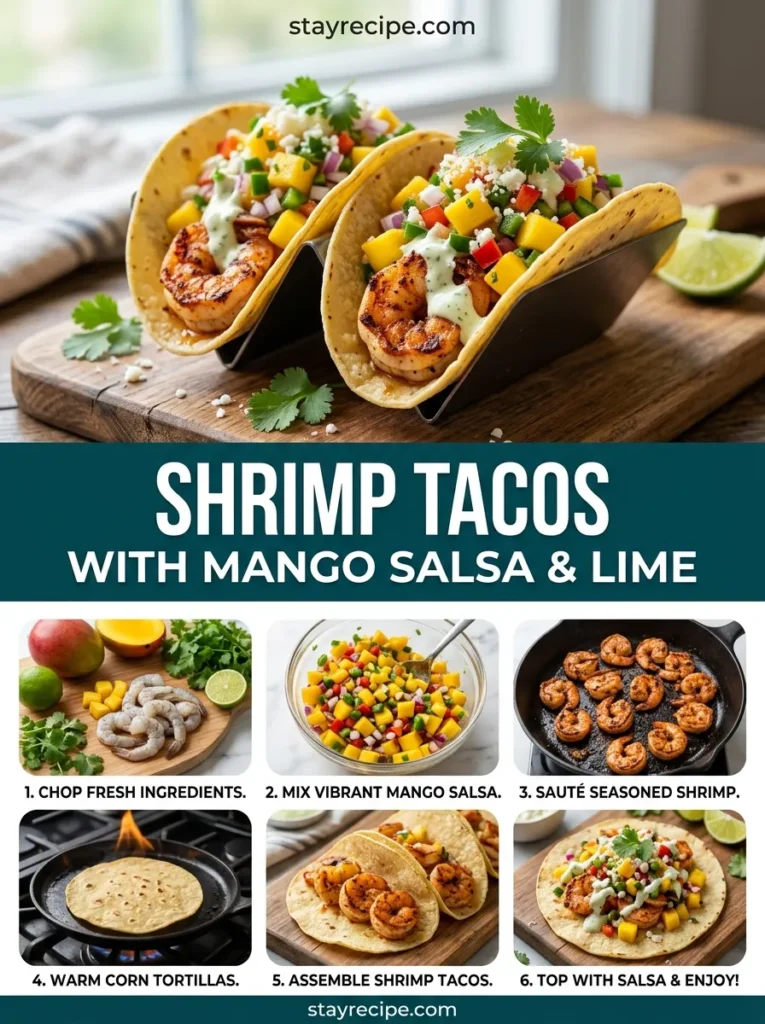 Shrimp Tacos With Mango Salsa Lime Healthy Summer Recipes