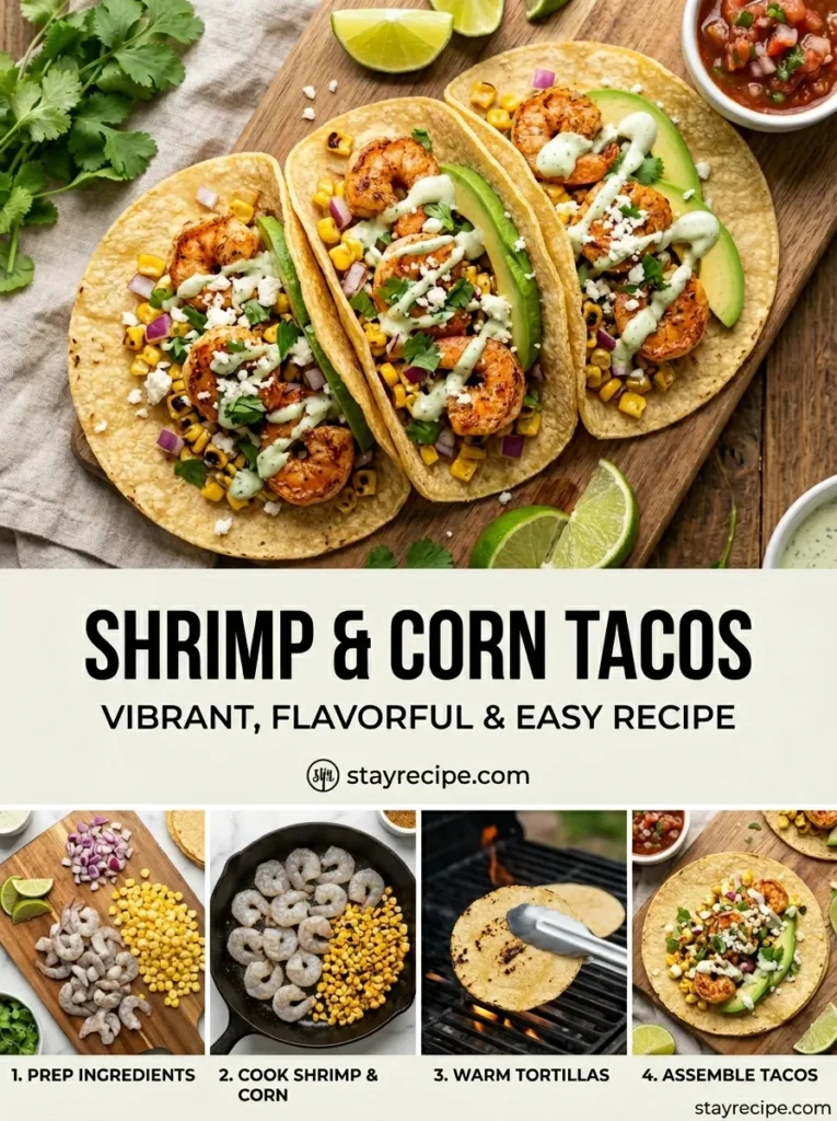 Shrimp And Corn Tacos