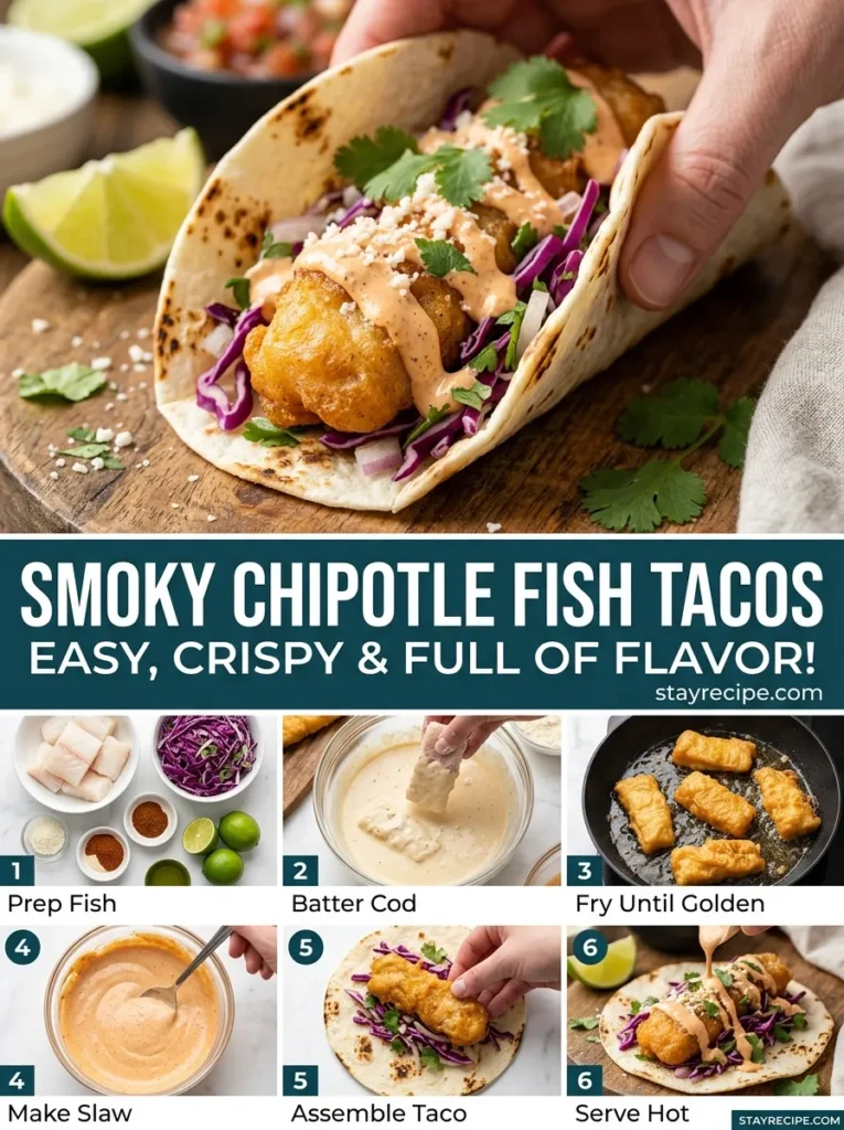 Smoky Chipotle Fish Tacos